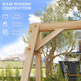 770lbs Porch Swing Frame, Heavy Duty A-Frame Hanging Chair Stand Only with Reinforced Bars for Porch