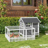 Wooden Chicken Coop with Run for 1-2 Chicken