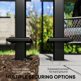 19' x 10' Pergola with Retractable Canopy
