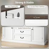 Buffet Ferme avec Station de Recharge, Armoire Buffet 58