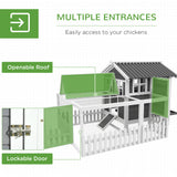 Wooden Chicken Coop with Run for 1-2 Chicken