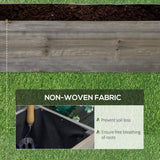 3' x 1' Raised Garden Bed Elevated Wooden Planter Box Outdoor for Backyard