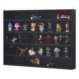 5-Tier Display Cabinet, Shot Glass Display Case, Glass Curio Cabinet with 2 Glass Doors and 4 Adjustable Shelves
