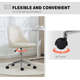 Vanity Chair for Makeup, Velvet Comfy Office Chair with Adjustable Height, Swivel Wheels for Bedroom