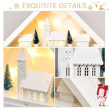 Christmas Advent Calendar, 2022 Light Up Table Xmas Wooden