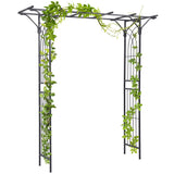 Metal Garden Arch Outdoor Walkway Arbor
