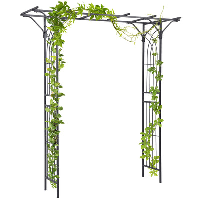 Metal Garden Arch Outdoor Walkway Arbor