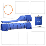 5Pcs Dog Agility Training Equipment with 8.7KG Net Weight, Adjustable Jump Ring