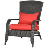 Patio Wicker Adirondack Chair