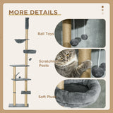 Arbre à chats du sol au plafond, 90,5