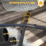 Hammock Chair Stand, Hanging Heavy Duty Steel Frame Hammock Stand Only with Chain for Indoor & Outdoor Use