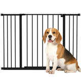 Pressure Fit Dog Gate Pet Barrier for stairs doorway, 29.9''- 42.1'' Width
