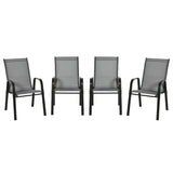 Ensemble de 4 chaises de salle à manger extérieure