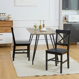 Wooden Dining Chairs Set of 2