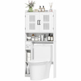 Over the Toilet Storage Cabinet, Bathroom Organizer with Adjustable Shelf