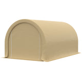 10' x 16' Heavy Duty Portable Carport Tent with Zippered Door