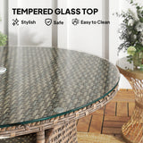 Table Patio Ronde Extérieure 31,5