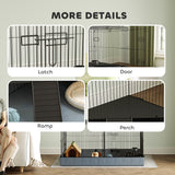 Guinea Pig Cage with Removable Top, 2 Separate Area