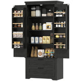 Farmhouse Kitchen Pantry Storage Cabinet, 64
