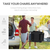 Outdoor Zero Gravity Reclining Lounger Chair with Canopy Shade, Side Tray
