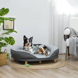 Pet Sofa Bed for Large Dogs with Removable Cushion