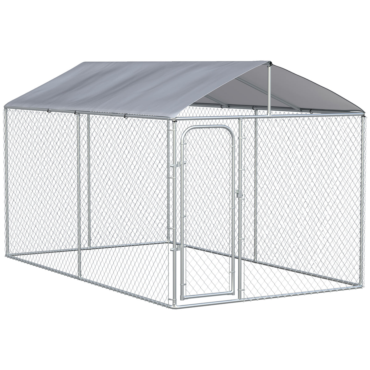Dog Kennel Outdoor, Heavy Duty Playpen with Secure Lock, 13.1' x