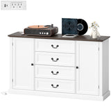 Buffet Ferme avec Station de Recharge, Armoire Buffet 58