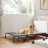 Elevated Dog Bed, Raised Dog Bed for Large Dogs with Breathable Mesh