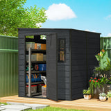 Outdoor Storage Shed with Lockable Door