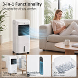Cooling Fan for Bedroom with Ice Pack, 3 Modes, 7.5H Timer
