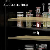 Buffet bahut, Armoire de rangement avec porte grange et étagère ajustable, support télé pour téléviseurs jusqu'à 65 pouces