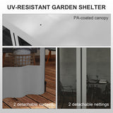 10' x 10' Wall Pergola