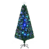 Sapin de Noël artificiel blanc de 2,1 m avec 1230 branches et support métallique