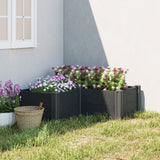 Kit de lit de jardin surélevé en vinyle, boîte de jardin surélevée 3 x 3 x 1 pi avec fond ouvert