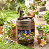 Wooden Outdoor Fountain