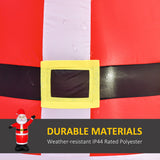 8ft Inflatable Christmas Santa Claus Waving Hands