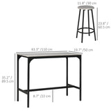 Ensemble de table de bar 5 pièces pour 4 personnes