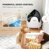 Open-Top Self Cleaning Cat Litter Box