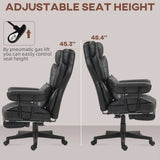 Big and Tall Office Chair with Foot Rest, 400LBS High Back Desk Chair with Padded Armrests, Lumbar Support