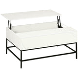 Lift Top Coffee Table with Hidden Storage Compartment Lift Tabletop Center Table for Living Room