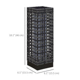 Wicker Solar Outdoor Lamp