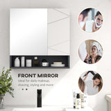 Medicine Cabinet, Adjustable Shelf and Soft Close Mechanism