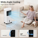 Cooling Fan for Bedroom with Ice Pack, 3 Modes, 7.5H Timer