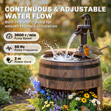 Wooden Outdoor Fountain