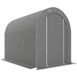 6' x 8' Outdoor Storage Shed, Heavy Duty Galvanized Steel Portable Shed for Bike