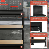 Work Bench with Pegboard, 31.5