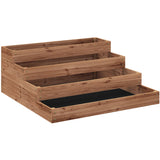 4-Tier Raised Garden Bed, Vertical Wooden Elevated Planter Box Kit with Liner for Vegetable