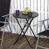 Folding Outdoor Coffee Table, 23.6