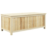 Boîte de rangement en bois 45 gallons patio banc coffre