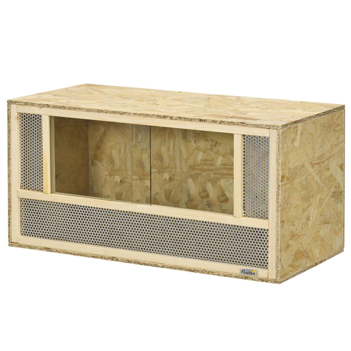 Terrarium pour reptiles en bois avec porte coulissante pour caméléon, 31,5